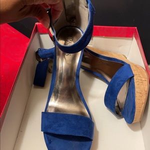 Size 11 Royal Blue Wedges